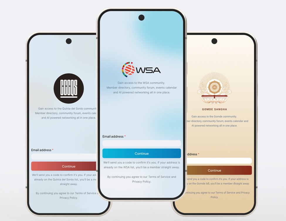 Summit App screens